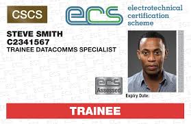 ECS Trainee Electrician Card